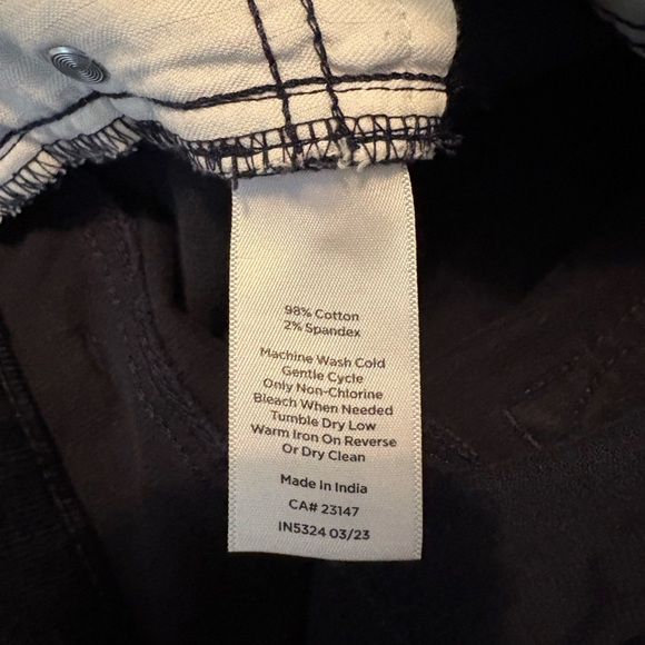 Talbots navy blue corduroy straight leg pants Size 2 Petite EUC! 0333 - Picture 11 of 12